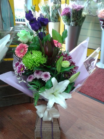floral vintage hand tied